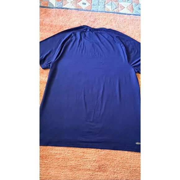 Spyder Active Performance T-Shirt Navy Blue Short Sleeve Crew Neck XXL NWT - Picture 7 of 8